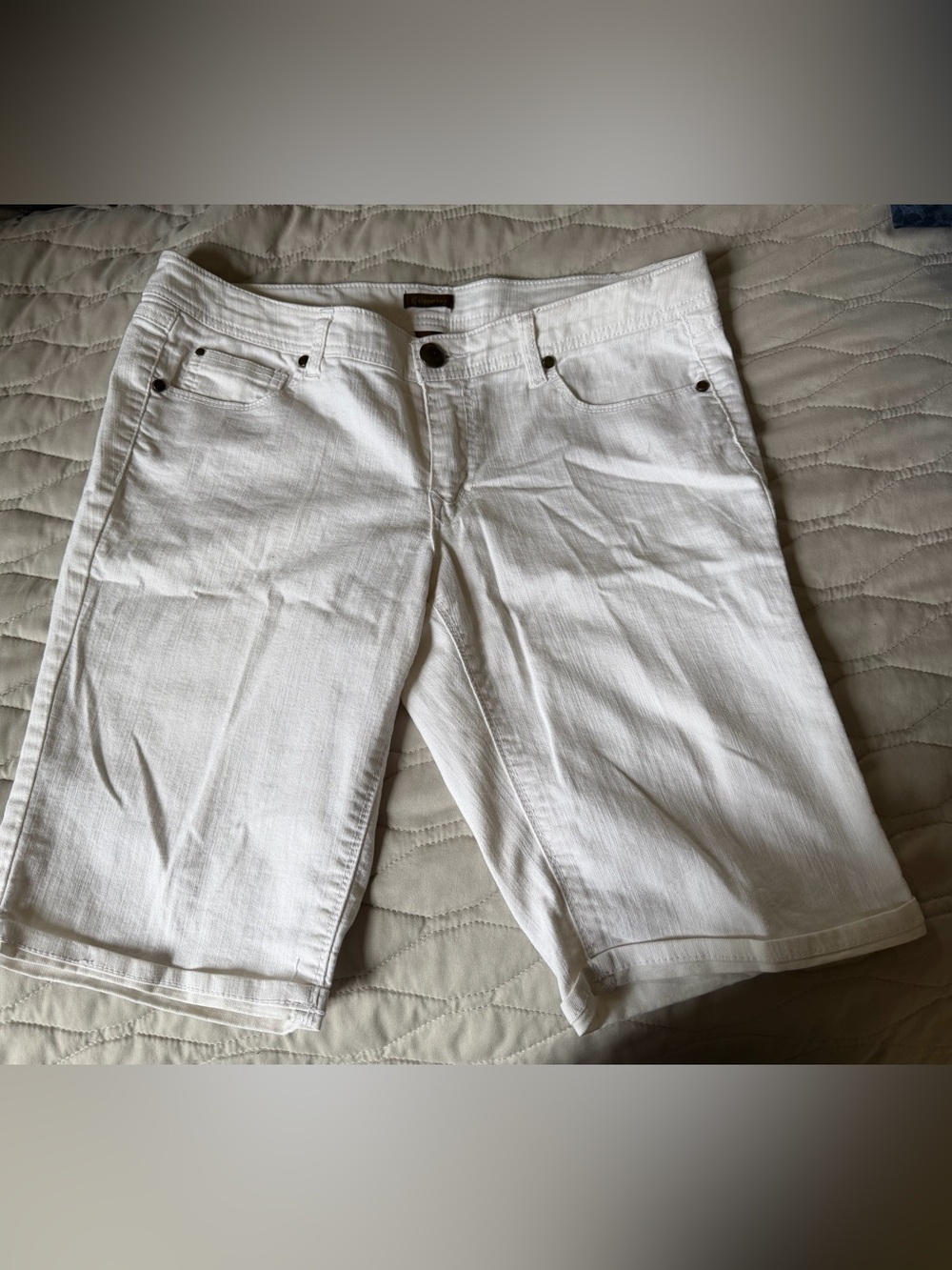Copper Key White Women's Bermuda Shorts